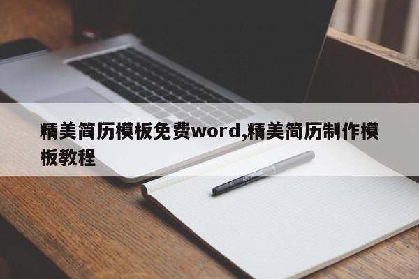 精美简历模板免费word,精美简历制作模板教程